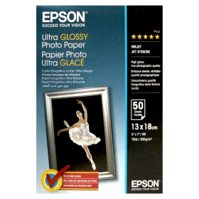 Epson C13S041944 13cmx18cm Ultra Glossy Photo Paper 300gsm 50 Sheets