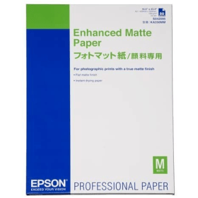 Epson C13S042095 A2 Enhanced Matte Photo Paper 192gsm 50 Sheets