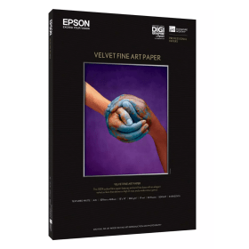 Epson C13S042096 A2 Velvet Fine Art Paper 260gsm 25 Sheets