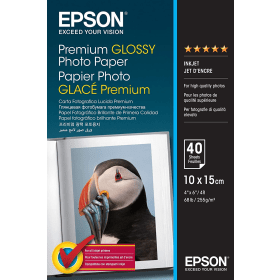 Epson C13S042153 10cmx15cm Premium Glossy Photo Paper 255gsm 40 sheets