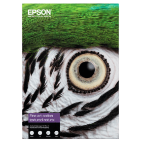 Epson C13S450281NQ A4 Fine Art Cotton Textured Matte Photo Paper 300gsm 25 Sheets