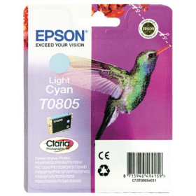 Epson T0805 Light Cyan Ink Cartridge Hummingbird Original B Grade