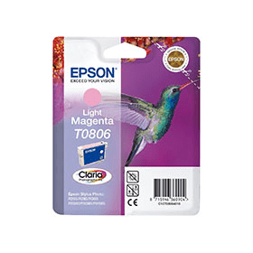 Epson T0806 Light Magenta Ink Cartridge Hummingbird Original B Grade