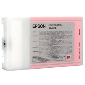 Epson T603C Light Magenta High Capacity Ink Cartridge Original