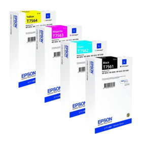 Epson T756 Multipack Full Set of 4 Ink Cartridges Original