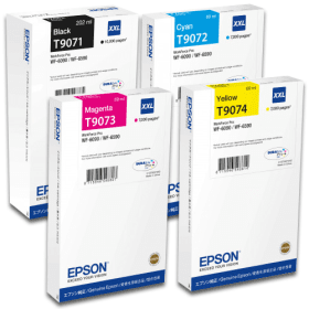 Epson T907 Extra High Capacity Multipack Full Set of 4 Ink Cartridges Original