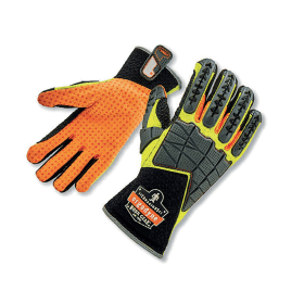 Ergodyne Impact Reducing Gloves Yellow Large 508717 F