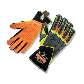Ergodyne Impact Reducing Gloves Yellow XL 508944 F