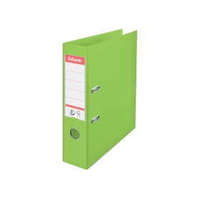 Esselte 75mm Lever Arch File Polypropylene A4 Green 10 Pack 443478 F
