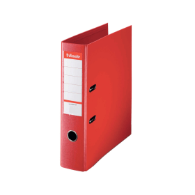Esselte 75mm Lever Arch File Polypropylene A4 Red 10 Pack 443479 F