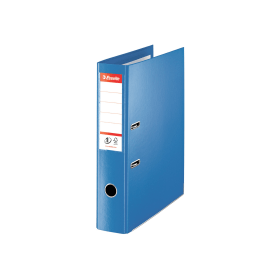 Esselte 75mm Lever Arch File Polypropylene Foolscap Blue 10 Pack 128860 F