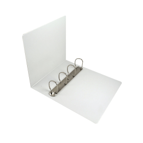 Esselte A4 58mm Capacity 4 D Ring Presentation Binder White 49706 114075 F