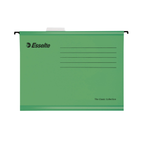 Esselte Classic Suspension File A4 Green 25 Pack 156088 F