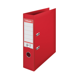 Esselte No 1 Lever Arch File Slotted 75mm A4 Red 10 Pack 125575 F