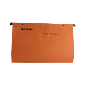 Esselte Orgarex Suspension File V Base Foolscap Orange 50 Pack 123333 F