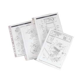 Esselte Punched Pocket A4 Clear 25 Pack 126689 F