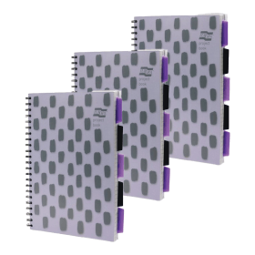 Europa Splash Project Book A4 Purple 3 Pack EU1506Z 819121 F