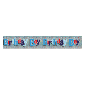 Eurowrap Birthday Boy Party Banner 6 Pack EU11777 F