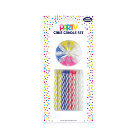 Eurowrap Cake Candle Set Assorted 6 Pack EU14315 F