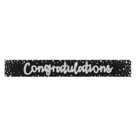 Eurowrap Congratulations Party Banner 6 Pack EU55870 F