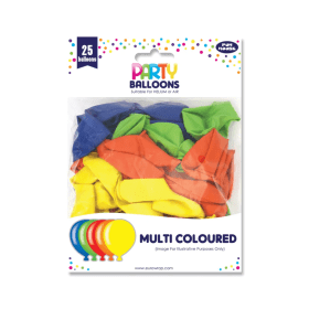Eurowrap Party Balloons Assorted 150 Pack EU77817 F
