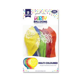 Eurowrap Party Balloons Assorted 60 Pack EU77811 F
