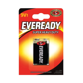 Eveready 6F22BIUP Super Heavy Duty 9V Battery