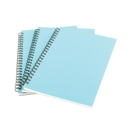 Everyday Pad Wirebound 60gsm Ruled 80 Pages A5 Blue 12 Pack 113202 F