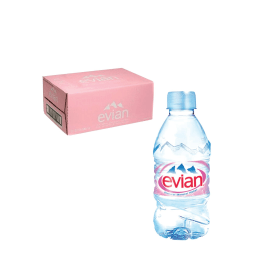 Evian Natural Spring Water 330ml 24 Pack 100434 F