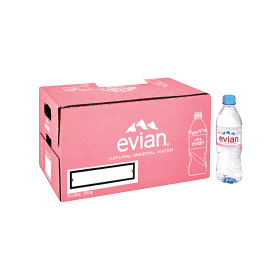 Evian Natural Spring Water 500ml 24 Pack 102596 F