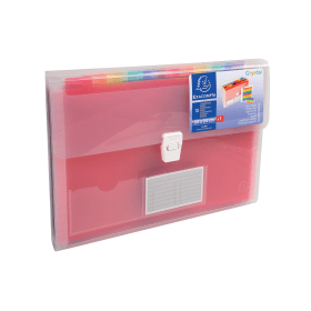 Exacompta Expanding File 13 Part A4 Assorted 140947 F