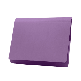 Exacompta Guildhall Brief Size Pocket Wallet 14x10in Mauve 50 Pack 369949 F