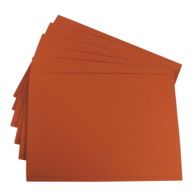 Exacompta Guildhall Brief Size Pocket Wallet 14x10in Orange 50 Pack 125773 F