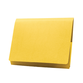 Exacompta Guildhall Brief Size Pocket Wallet 14x10in Yellow 50 Pack 119414 F