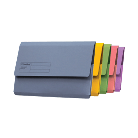 Exacompta Guildhall Document Wallet Foolscap Assorted 50 Pack 140520 F