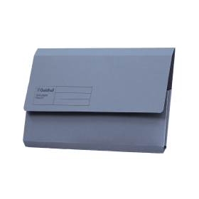 Exacompta Guildhall Document Wallet Foolscap Blue 50 Pack 154541 F