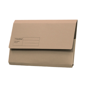 Exacompta Guildhall Document Wallet Foolscap Buff 50 Pack 137961 F
