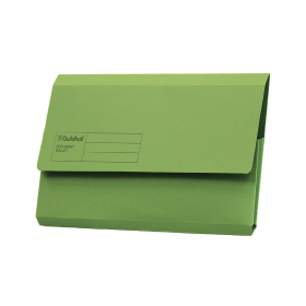 Exacompta Guildhall Document Wallet Foolscap Green 50 Pack 192562 F