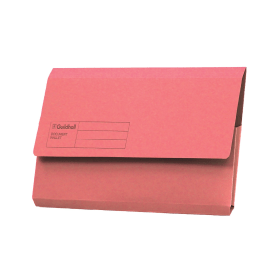 Exacompta Guildhall Document Wallet Foolscap Pink 50 Pack 172348 F