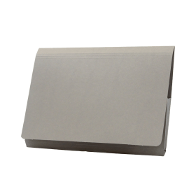 Exacompta Guildhall Full Flap Pocket Wallet Foolscap Grey 50 Pack 123770 F