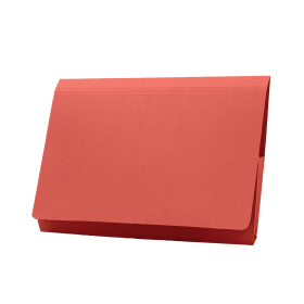 Exacompta Guildhall Full Flap Pocket Wallet Foolscap Red 50 Pack 106783 F