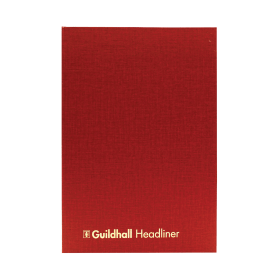 Exacompta Guildhall Headliner 6 Cash Column Account Book 124773 F