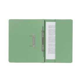 Exacompta Guildhall Pocket Spiral File 285gsm Foolscap Green 25 Pack 411160 F