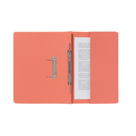 Exacompta Guildhall Pocket Spiral File 285gsm Foolscap Orange 25 Pack 411158 F