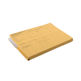 Exacompta Guildhall Pre Printed Human Resources File 315gsm Foolscap Yellow 50 Pack 463612 F