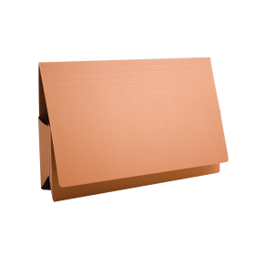 Exacompta Guildhall Probate Document Wallet 315gsm Foolscap Orange 25 Pack 121650 F