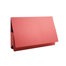 Exacompta Guildhall Probate Document Wallet 315gsm Foolscap Red 25 Pack 107875 F