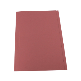 Exacompta Guildhall Square Cut Folder 315gsm Foolscap Pink 100 Pack 142127 F