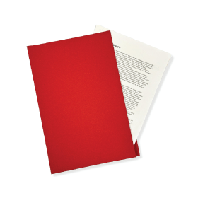 Exacompta Guildhall Square Cut Folder 315gsm Foolscap Red 100 Pack 118223 F