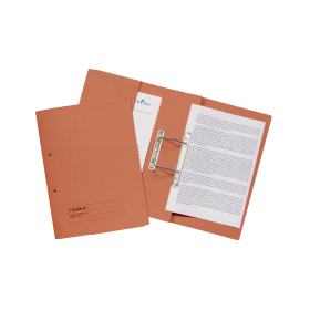 Exacompta Guildhall Transfer Spiral Pocket File 315gsm Foolscap Orange 25 Pack 349 ORG 109115 F